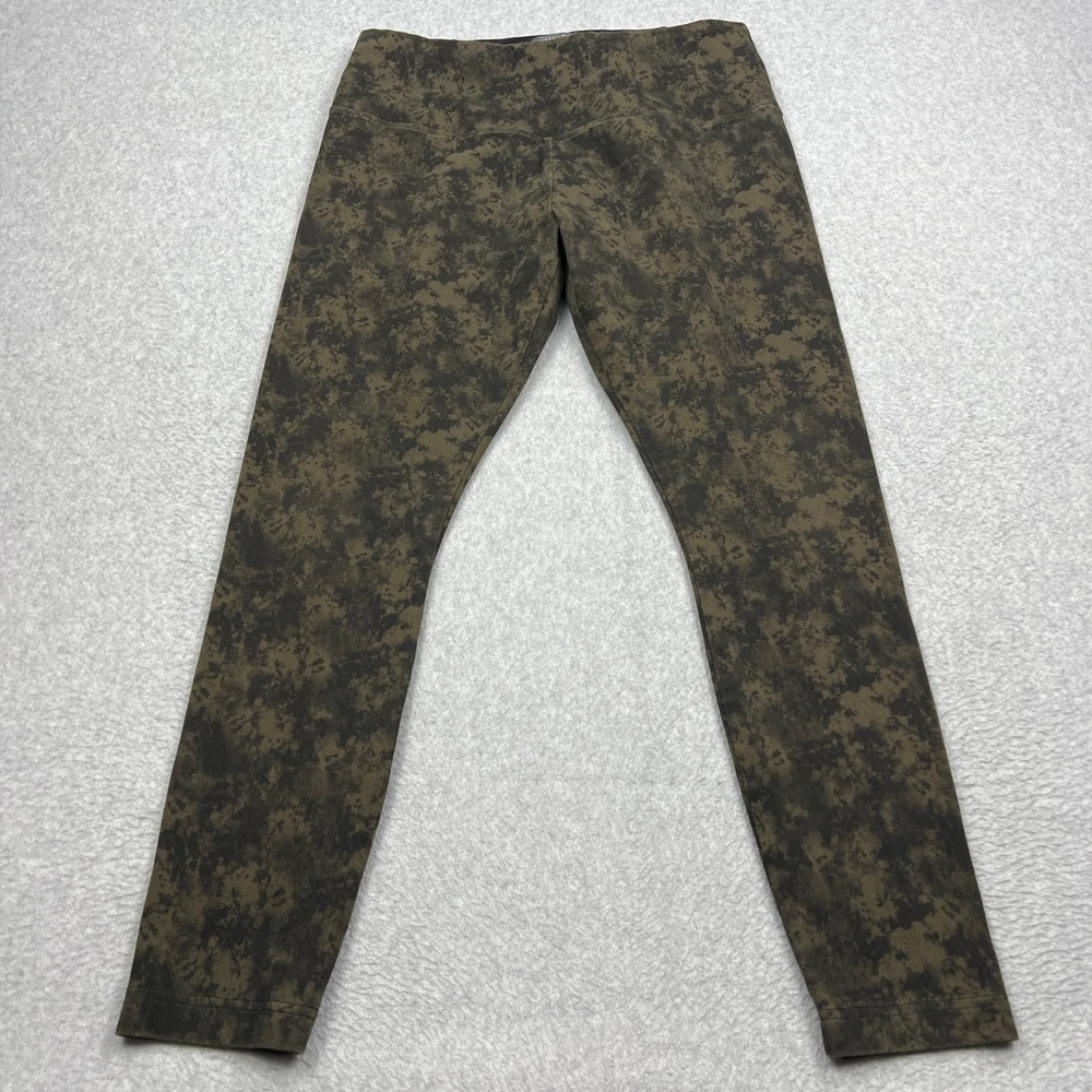 Lysse Pants Women's‎ XL Brown Camo Knit Denim Soft Pull On Stretch Leggings